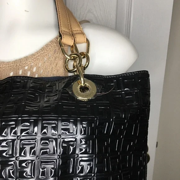 Large Black TOMMY HILFIGER Tote - Picture 3 of 7